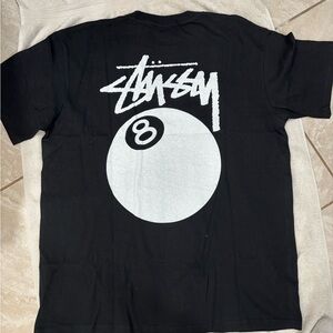 Stussy Black and White 8 Ball Tee
